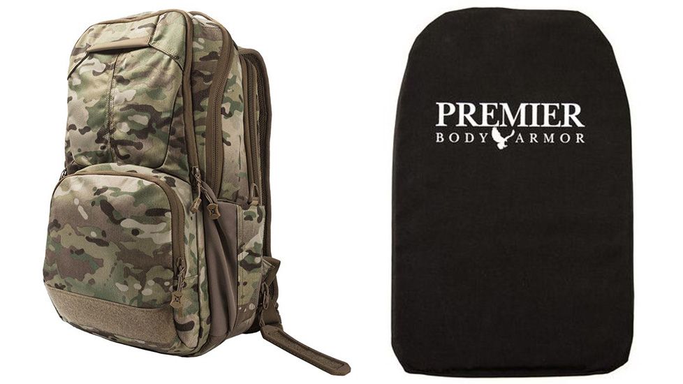 Vertx Ready Pack 2.0 in MultiCam with Premier Body Armor Ballistic Panel