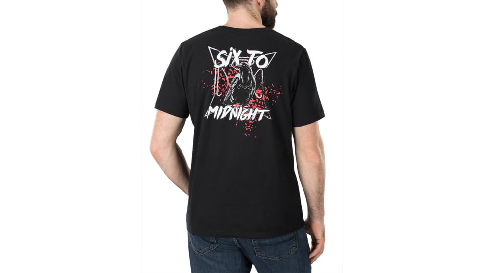 Vertx Six2Midnight Graphic Tee T-Shirt - Mens, Black, Large, F1 VTXS0001 BK LARGE