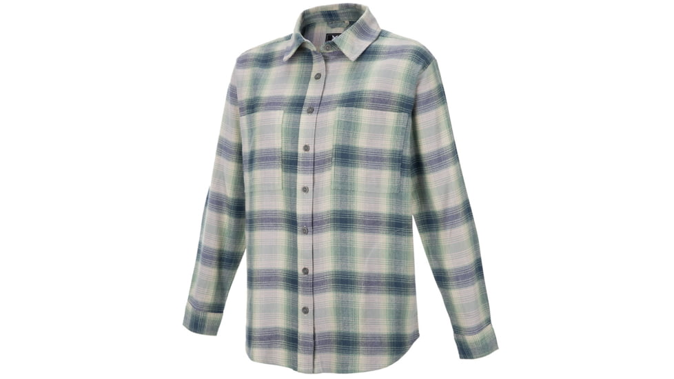 Vertx Valley Flannel - Womens, Lowland Blue Ombre Plaid, Extra Large, 7035 LBOP XLARGE