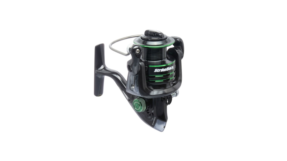 Vexan StrikeBack Rod &amp; Reel Combos, 10 in, 7 ft 4 in, Heavy Action, 3000 Spinning, Black/Green, HB-9H8R-3P7U