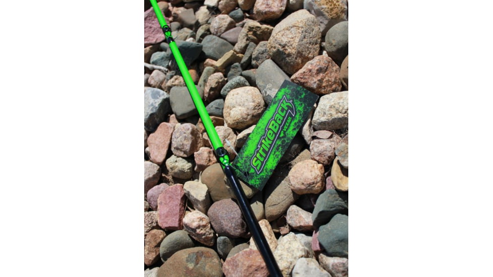Vexan StrikeBack Rod &amp; Reel Combos, 10 in, 7 ft, Medium Action, 3000 Spinning, Black/Green, 42-41JG-5MCO