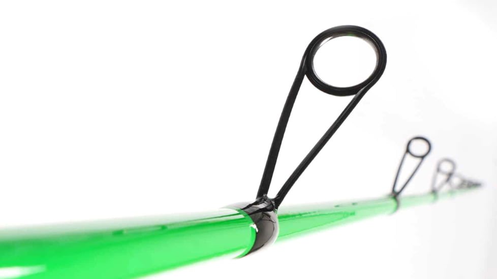 Vexan StrikeBack Rod &amp; Reel Combos, 10 in, 7 ft 4 in, Heavy Action, 3000 Spinning, Black/Green, HB-9H8R-3P7U