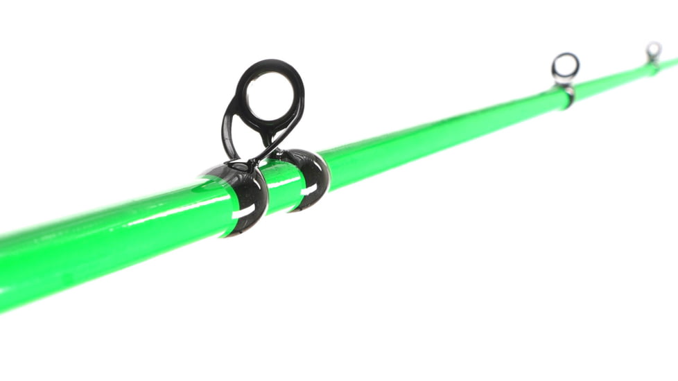 Vexan StrikeBack Rod &amp; Reel Combos, 10 in, 7 ft 4 in, Heavy Action, 3000 Spinning, Black/Green, HB-9H8R-3P7U