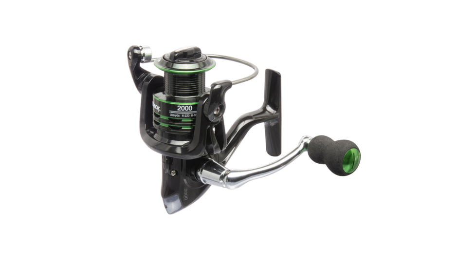 Vexan StrikeBack Rod &amp; Reel Combos, 10 in, 7 ft, Medium Light, Xtra Fast, 2000 Spinning, Black/Green, Y0-VZWO-5PDQ