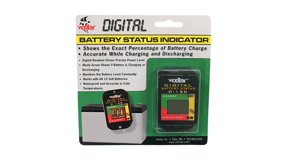 Vexilar Digital Battery Status Gauge D-130
