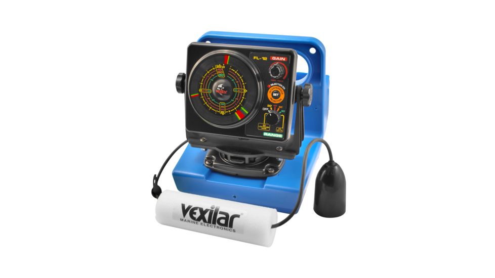 Vexilar FL-12 Genz Pack Fish Finder, Pro Mnt Brckt, 12-degree Ice-Ducer 183656