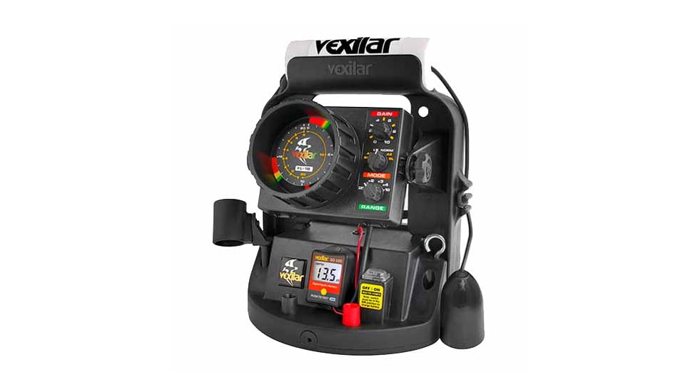 Vexilar FL-18 Ultra Pack Fish Finder, Pro View Ice-Ducer with Case 183679