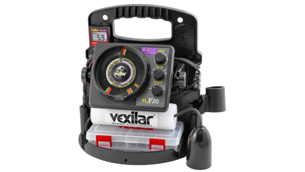 Vexilar FLX-20 Propack II &amp; 12 Degree Ice-Ducer &amp; DD-100