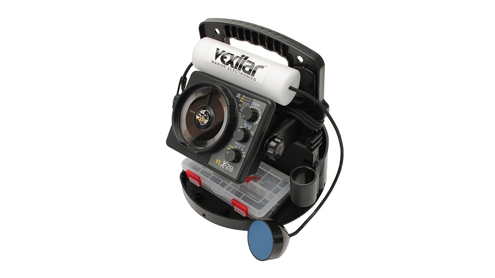 Vexilar FLX-28 Fish Finder w/ Pro View Ice Ducer, ProPack II, 4.4 in. H x 6 in. W x 2.5 in. D 183665