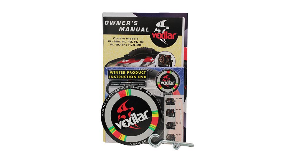 Vexilar FLX-28 Fish Finder w/ Pro View Ice Ducer, ProPack II, 4.4 in. H x 6 in. W x 2.5 in. D 183665