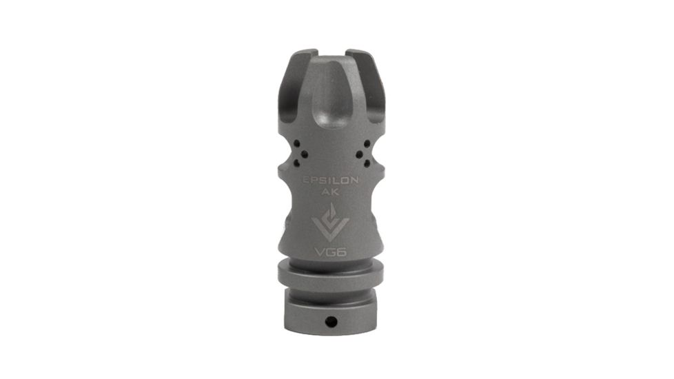 VG6 Precision Episilon AK BBSS Muzzle Device, Gray, APVG100019A, EDEMO1