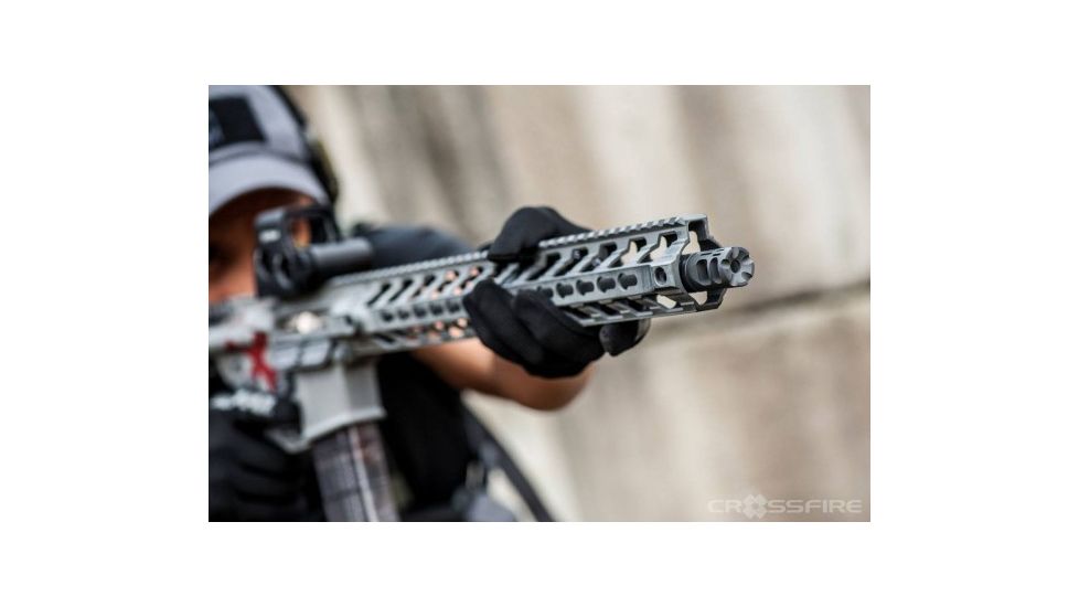 VG6 Precision Gamma 556 High Performance Muzzle Brake, Anodized Black, APVG100001A, EDEMO3