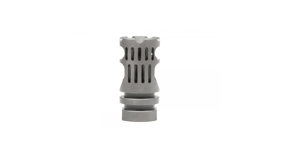 VG6 Precision High Performance Muzzle Brake Gamma 556, Bead Blasted Stainless Steel APVG100010A, EDEMO2