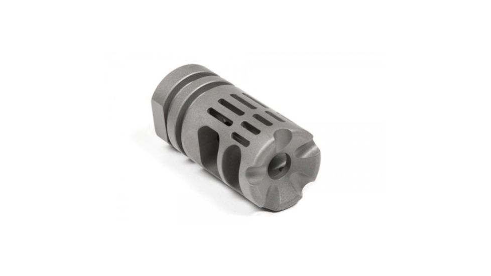 VG6 Precision High Performance Muzzle Brake Gamma 556, Bead Blasted Stainless Steel APVG100010A, EDEMO2