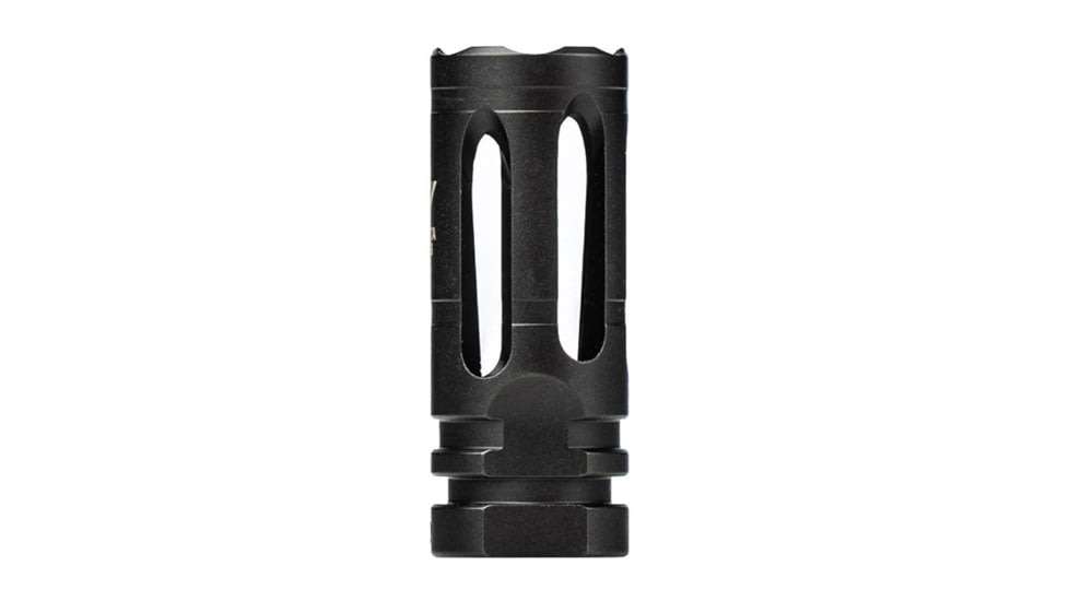 VG6 Precision VG6 Delta 556 Muzzle Device, 5.56mm, 1/2-28 Thread, Black Nitride, Black, APVG200006A