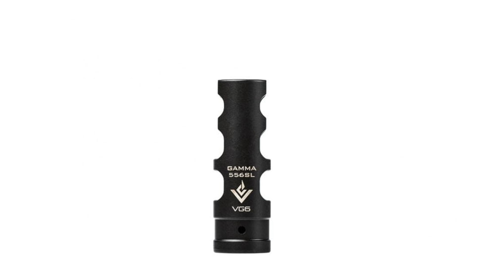 VG6 Precision VG6 Gamma 556SL Muzzle Device for AR-15, Black Nitride, Black, APVG100038A