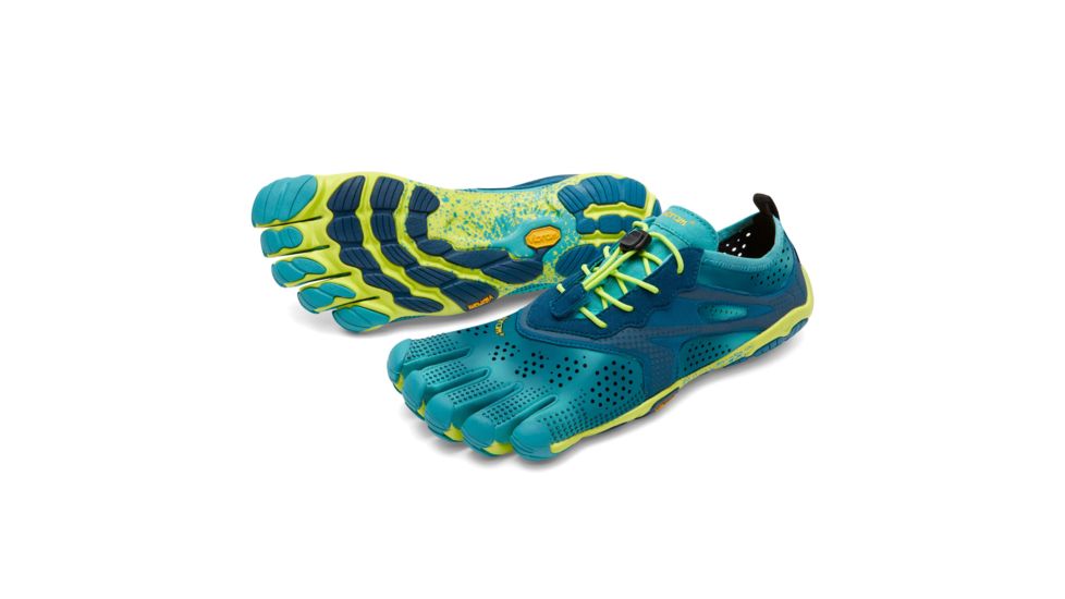 Vibram FiveFingers V-Run Road Running Shoes - Women's, Teal/Navy, 41, 18W700141