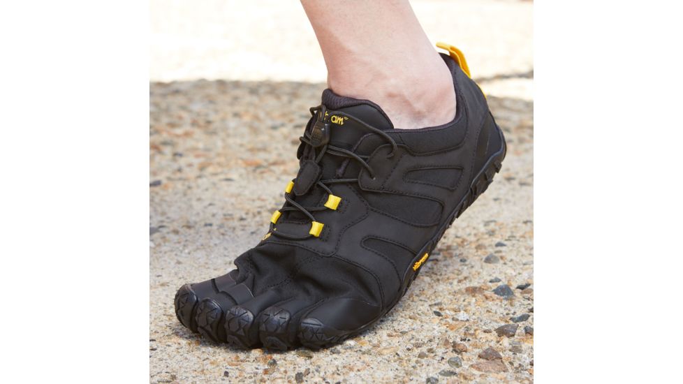 Vibram FiveFingers V-Trail 2.0 - Womens, Black/Yellow, 36, 19W760136