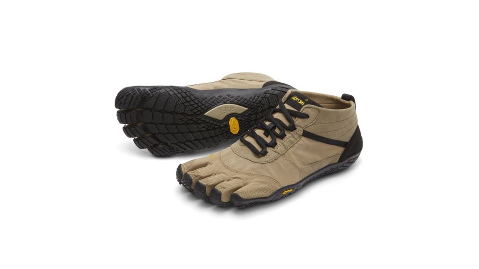 Vibram FiveFingers V-Trek Camp Shoe, Five Fingers - Men's, Khaki/Black, 46, 18M740346