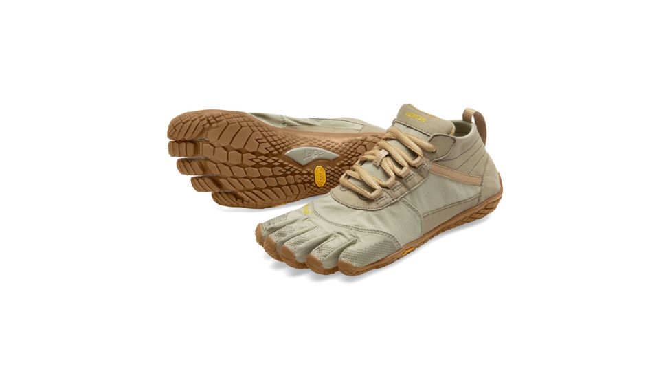 Vibram FiveFingers V-Trek Camp Shoe, Five Fingers - Women's, Khaki/Gum, 40, 18W740340