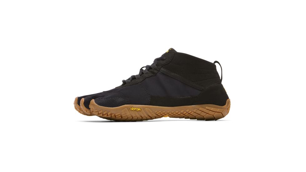 Vibram FiveFingers V-Trek Hiking Boots &amp; Shoes - Mens, Black/Gum, 40 EU, 18M740140