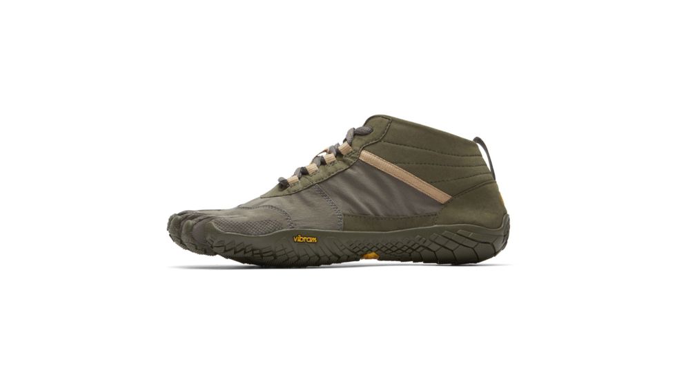 Vibram FiveFingers V-Trek Hiking Boots &amp; Shoes - Mens, Military/Dark Grey, 40 EU, 18M740240