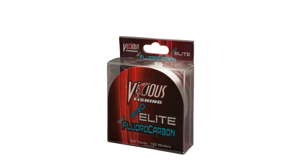 Vicious Pro Elite Fluorocarbon 14lb 200yd Clear, EFLO-14
