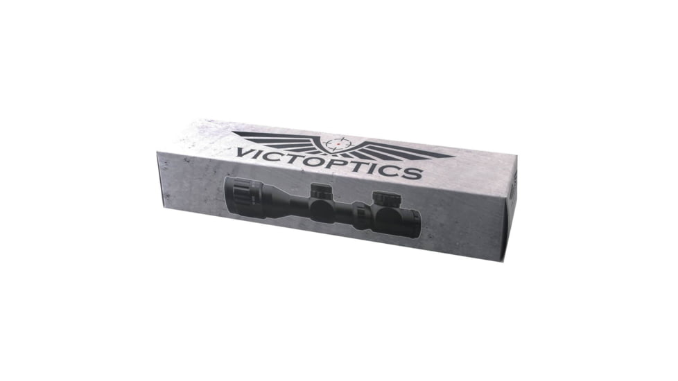 VictOptics AOE Rifle Scope, 2-6x32mm, Second Focal Plane, 1-inch Tube, Range Finder Non-Illuminated Reticle, 6061-T6, Black, OPSL09