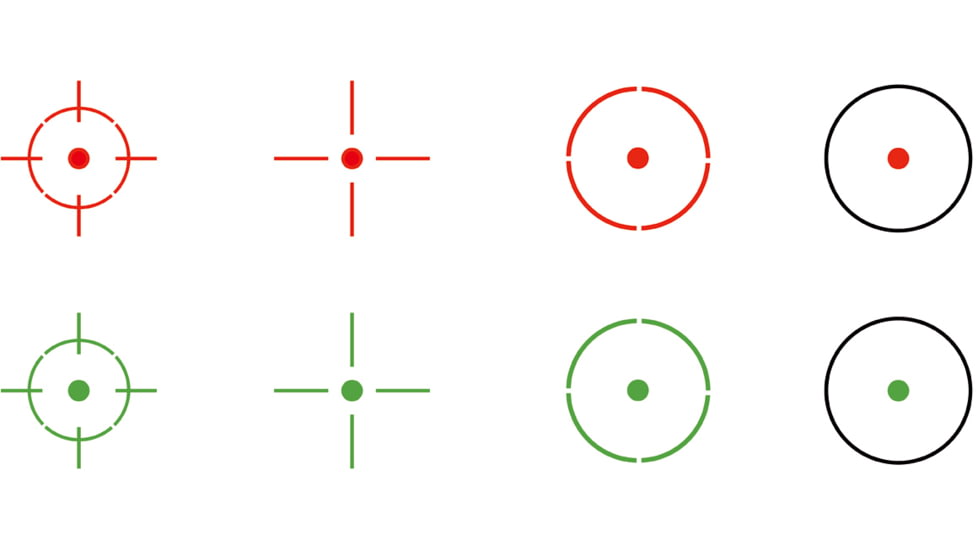 VictOptics IPM 1x23x34 21mm Weaver, Reflex Red Dot Sight, Black, RDSL15