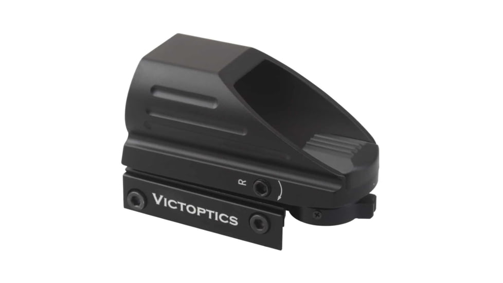 VictOptics Red Dot Sight, 1x, 22x33mm Objective Window, 4 Reticles, 6061-T6, Black, RDSL03