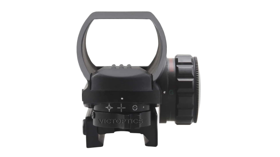VictOptics Red Dot Sight, 1x, 22x33mm Objective Window, 4 Reticles, 6061-T6, Black, RDSL03