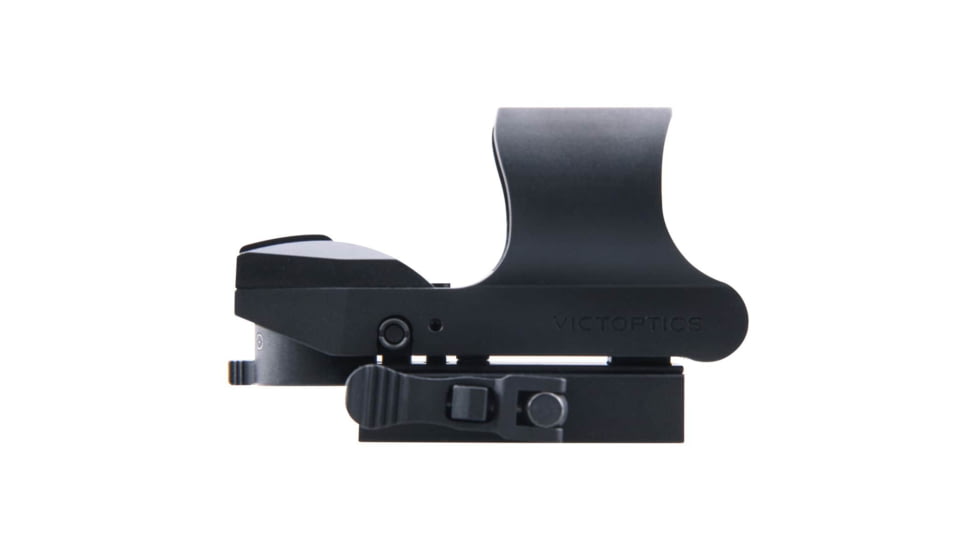 USED VictOptics Red Dot Sight, 1x, 28x40mm Objective Window, 4 Green/ Red Reticles, 6061-T6, Black, RDSL09, EDEMO1, Used, Condition Fair, Condition Fair, Used