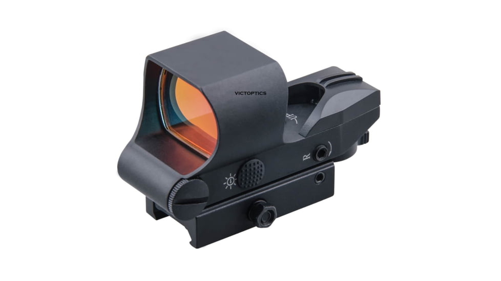 Demo, VictOptics Red Dot Sight, 1x, 28x40mm Objective Window, 4 Green/ Red Reticles, 6061-T6, Black, RDSL09
