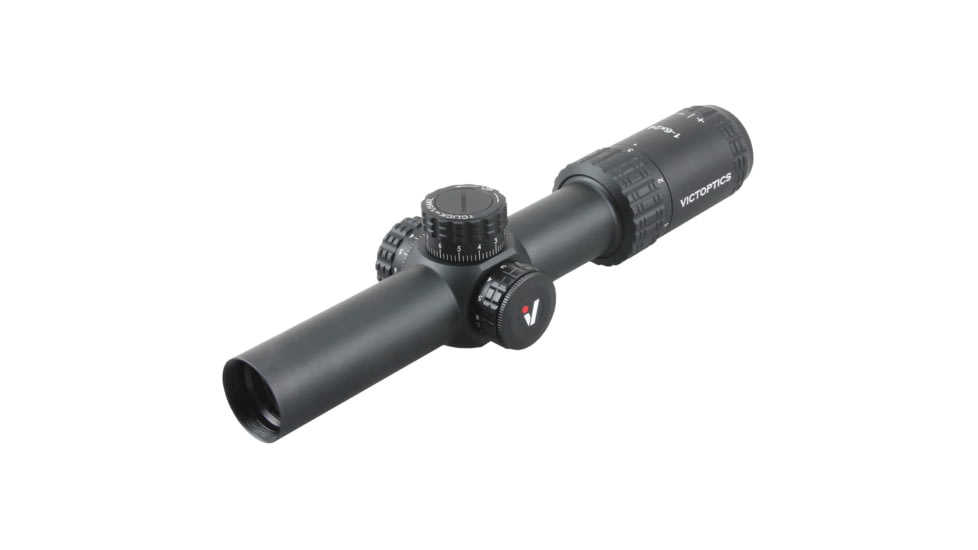 VictOptics S6 AGN Rifle Scope, 1-6x24mm, 30mm Tube, Etched glass VI-CTSIX, Black Matte Finish, OPSL22