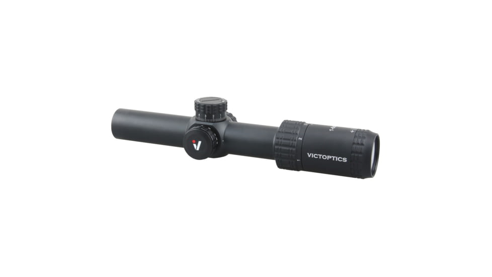 VictOptics S6 AGN Rifle Scope, 1-6x24mm, 30mm Tube, Etched glass VI-CTSIX, Black Matte Finish, OPSL22