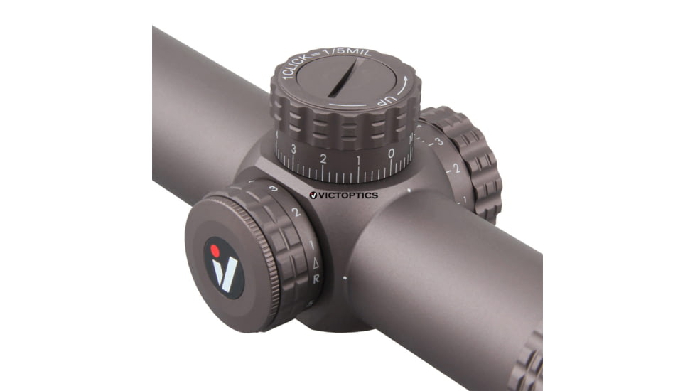 VictOptics S6 AGN Rifle Scope, 1-6x24mm, 30mm Tube, Etched glass VI-CTSIX, Dark Golden Finish, OPSL23