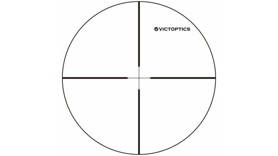 VictOptics Victoptics A1 4x32mm 1 in Rifle Scope, Second Focal Plane