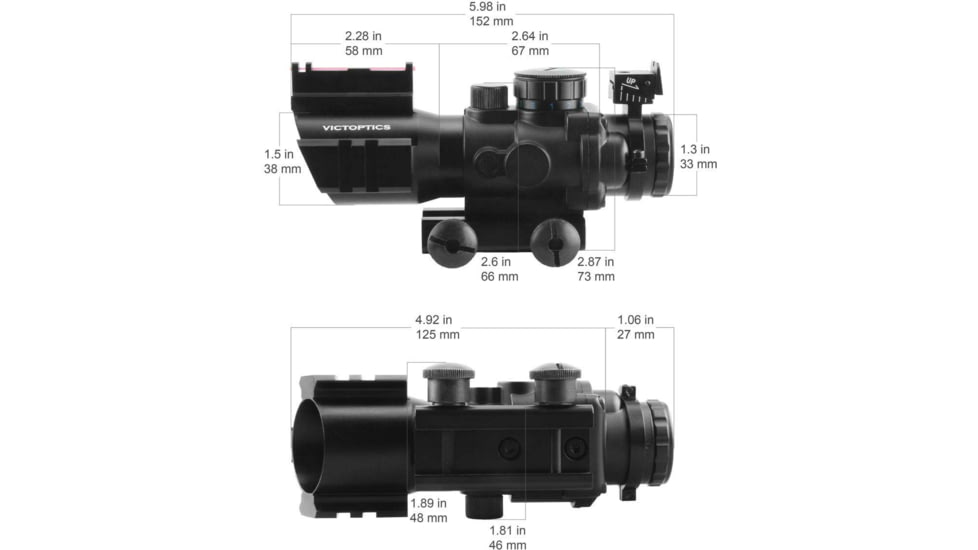 VictOptics Victoptics C1 4x32IR Red Dot Sight
