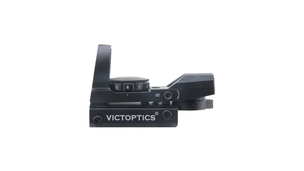VictOptics Z1 1x23x34mm Multi Reticle Red Dot Sight, Dovetail Mount, Black, RDSL20