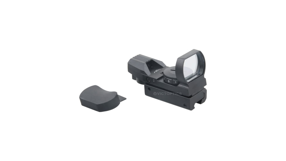VictOptics Z1 1x23x34mm Multi Reticle Red Dot Sight, Dovetail Mount, Black, RDSL20