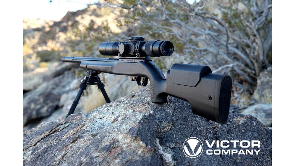 Victor Company Titan 1022 Precision Rimfire Stock, Black, TITAN-1022-BLK