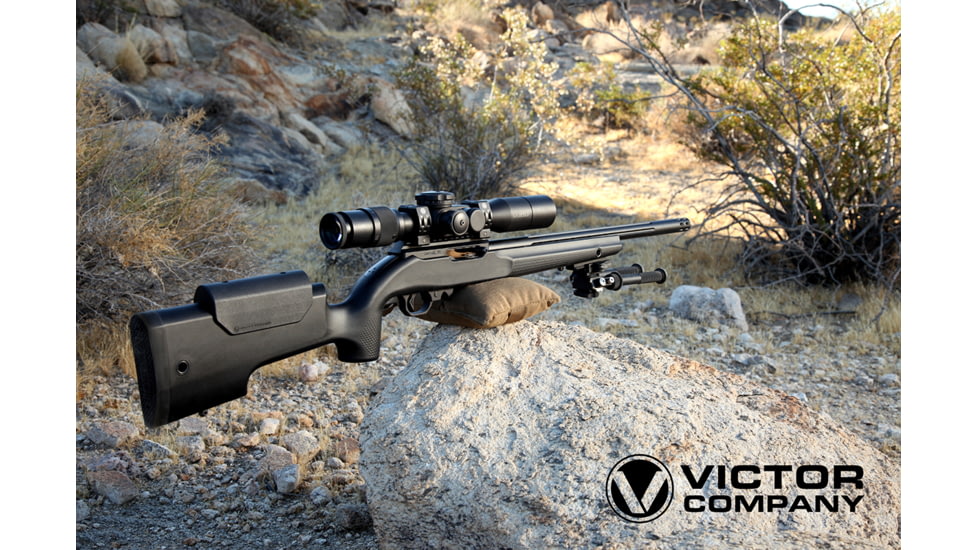 Victor Company Titan 1022 Precision Rimfire Stock, Black, TITAN-1022-BLK