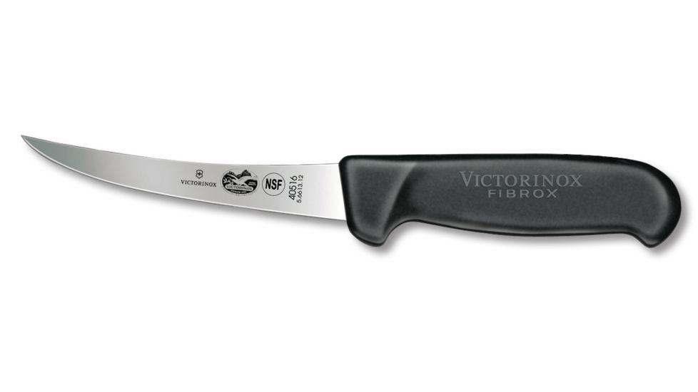 Victorinox Boning 5in. Curved Flex Blade Black Fibrox HDL 40516