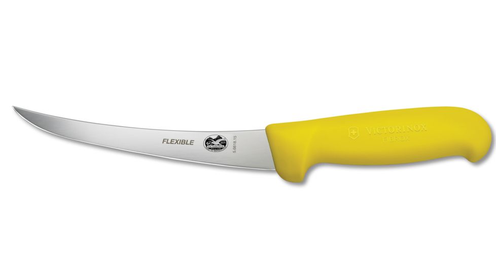 Victorinox Boning 6in. Curved Flex Blade yellow Fibrox HDL 43517