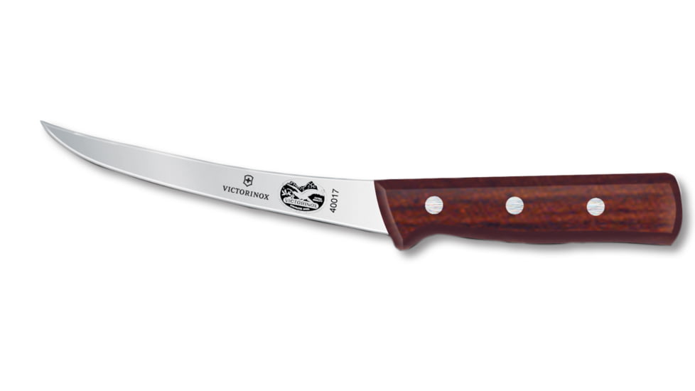 Victorinox Boning 6in. Curved Semi-Stiff Blade Rosewood HDL 40017