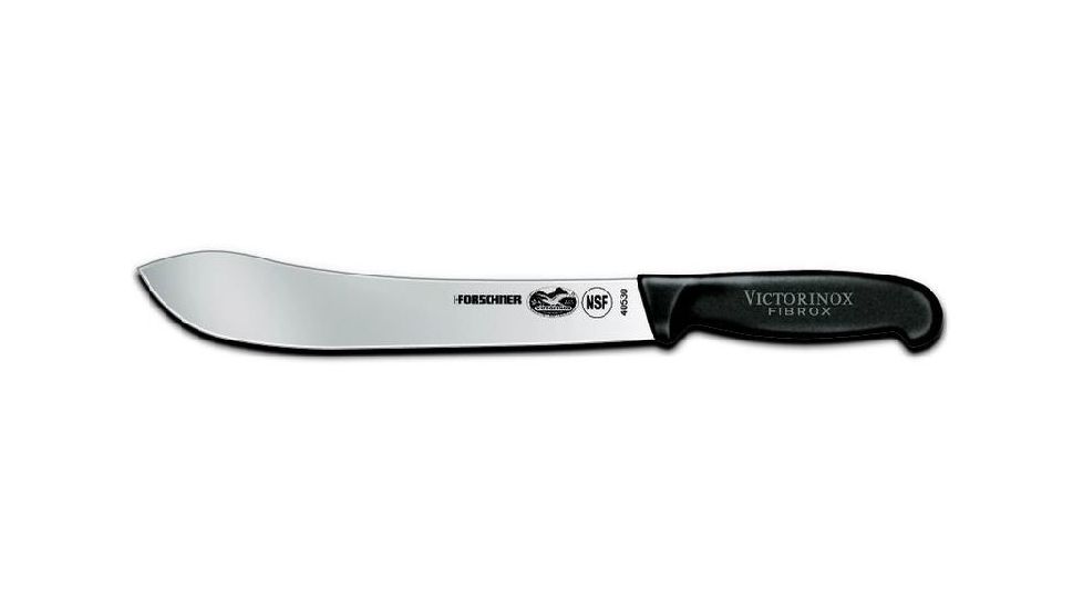 Victorinox Butcher 10in. STR Blade Black Fibrox HDL 47530