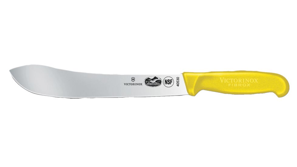 Victorinox Butcher 10in. STR Blade yellow Fibrox HDL 40472