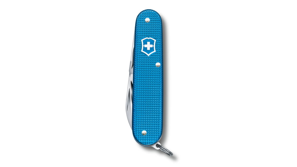 Victorinox Cadet Alox Limited Edition 2020 Swiss Pocket Knife, Ribbed, Aqua Blue, 84mm, 0.2601.L20