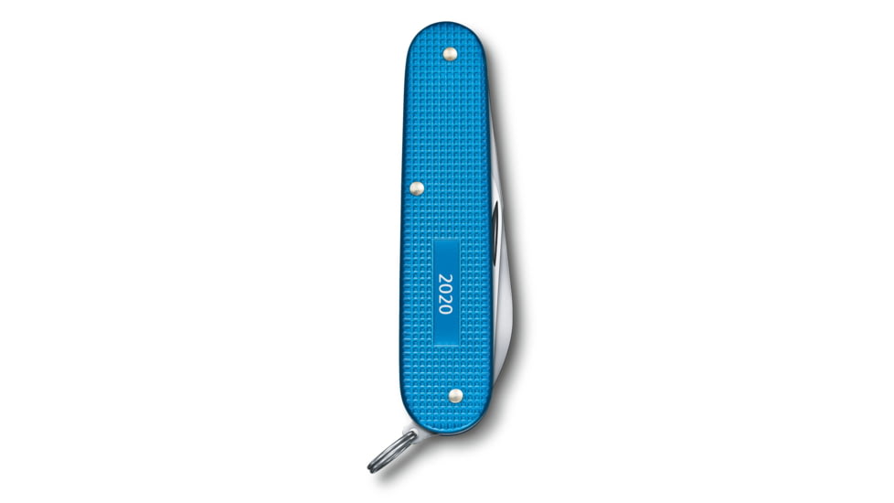 Victorinox Cadet Alox Limited Edition 2020 Swiss Pocket Knife, Ribbed, Aqua Blue, 84mm, 0.2601.L20