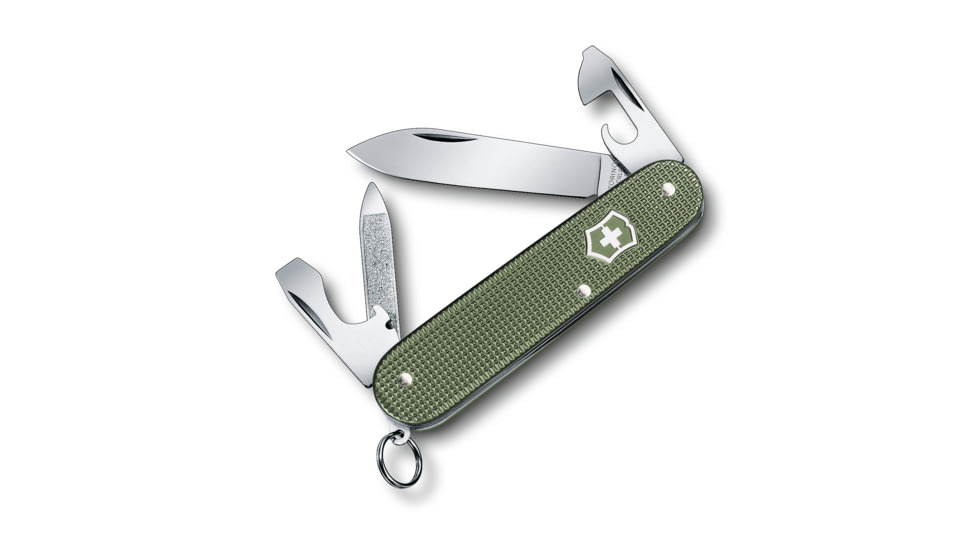 Victorinox Cadet Swiss Army Knife, Olive Alox, 0.2601.L17